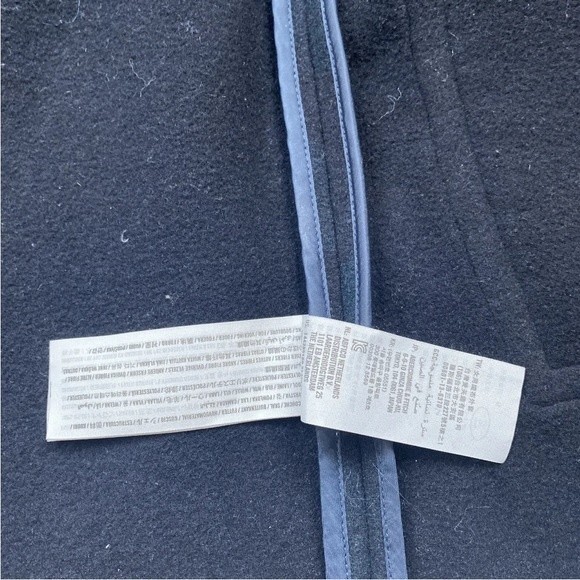 Abercrombie Fitch Wool Blend Pea Coat Women's Winter Zip Hoodie Pockets … - Picture 5 of 12